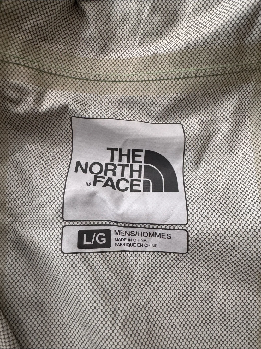 Mens North Face Green Hooded Rain Pullover